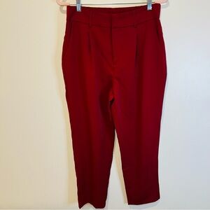 HALARA High Waisted Pocket Ankle Length Tapered Work Pants